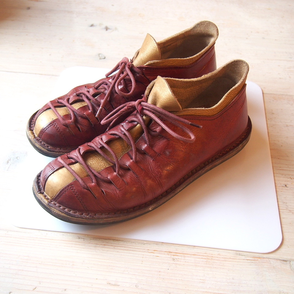 魅了 レッドブラウン 24.5～25cm 39 レザーシューズ 革靴 トリッペン