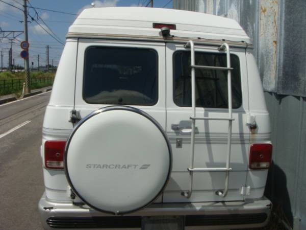  Chevy Van rear . sound glass left side 