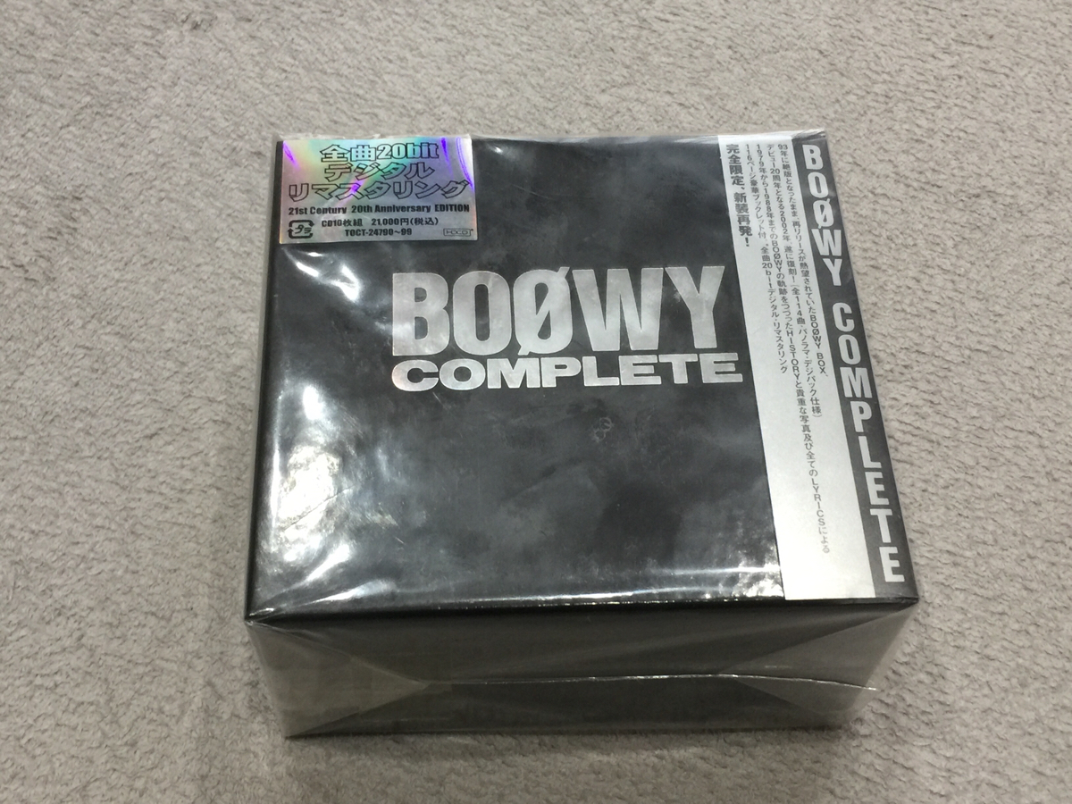 適切な価格 CD10枚BOX BOX COMPLETE BOOWY HDCD 2002 デジタルリマスター版 BOOWY