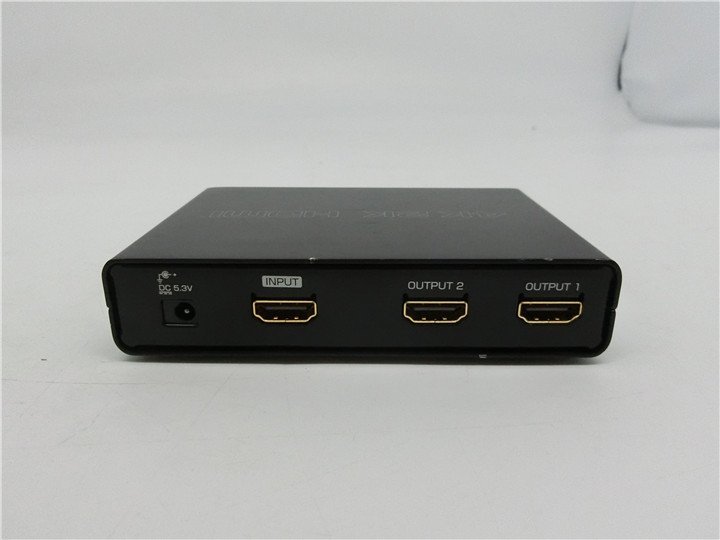 中古品　【サンワサプライ】（VGA-UHDSP2）HDMI分配器　本体のみ　　ジャンク品 　　動作不明　　送料無料_画像3