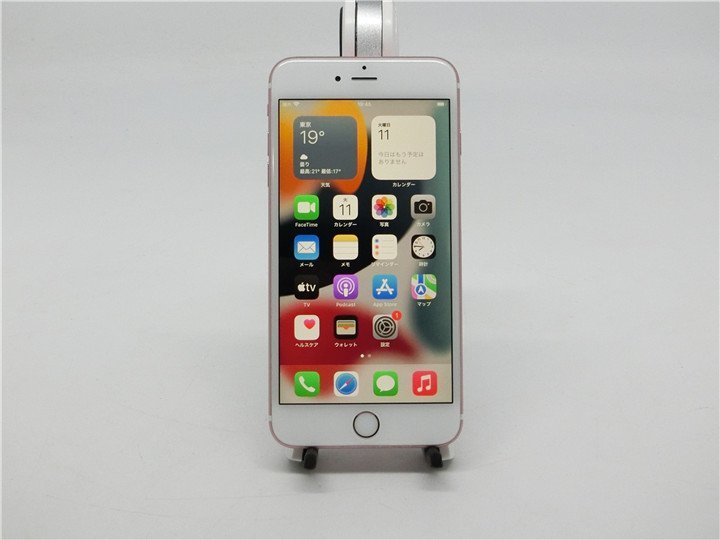 中古　　Apple iPhone6S　PLUS　16GB 　　ローズゴールド　A1687　ドコモ利用制限〇　最大容量82％　　 初期化済　送料無料