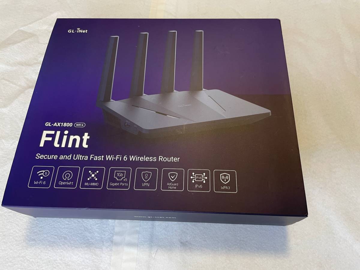 在庫処分・数量限定 GL-AX1800(Flint) WiFi ルーター デュアルバンド Gigabit 無線LAN ルーター  600Mbp