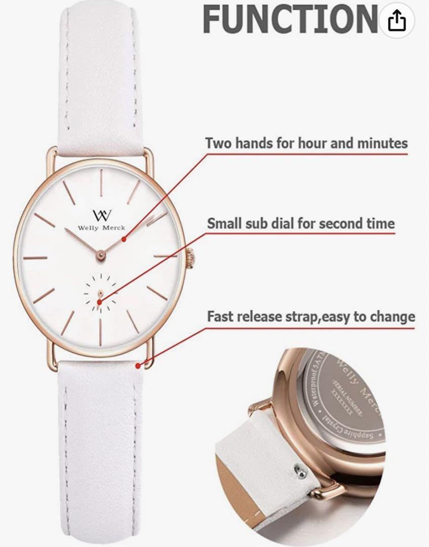 【新品】スイスブランド腕時計　WellyMerck ケース付　プレゼント_画像6
