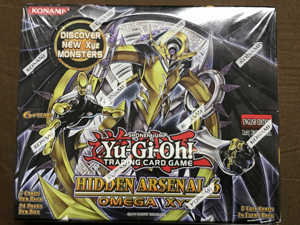 Yu-Gi-Oh Hidden Arsenal 6 Booster Box 1st Edition 遊戯王 英語版 ヒドゥンアーセナル6 ブースターボックス24パック入り