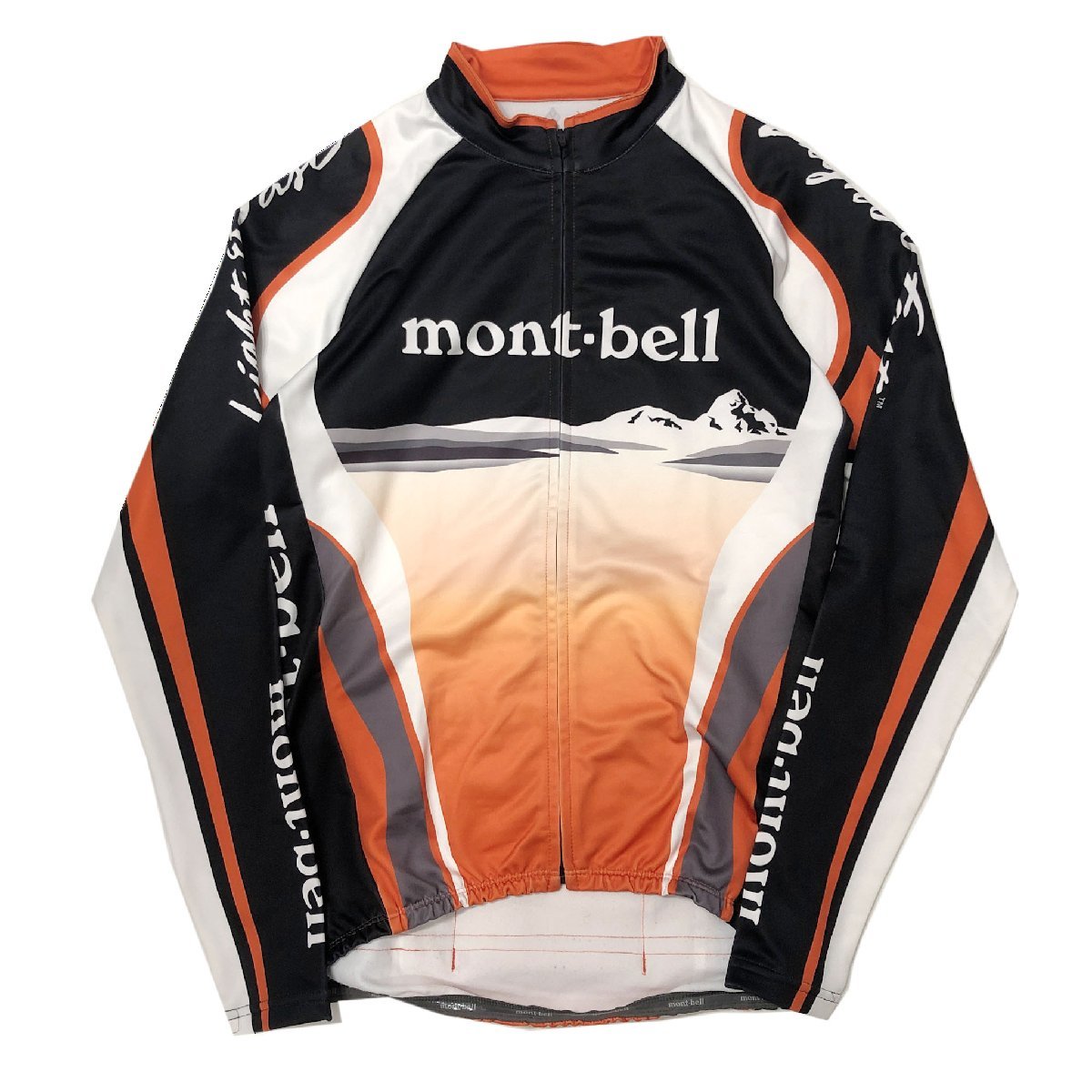 1円スタート mont-bell モンベル 長袖サイクルウェア ジャージ 厚手 サイクリング 自転車