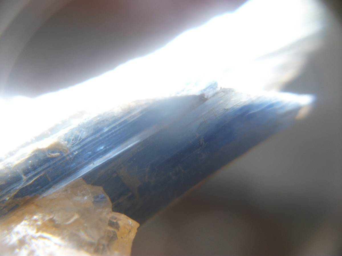 ブラジル　カイヤナイト　藍晶石　カルサイト　方解石　立派な標本　良標本　定型外発送_画像9