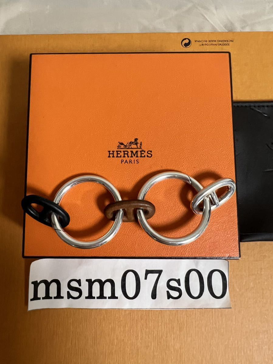  new goods unused goods Hermes she-n Dan gru key holder Vintage (Hermes* key ring )