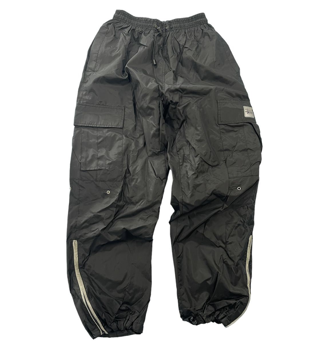 90s STUSSY FITNESS ステューシー ナイロンパンツ