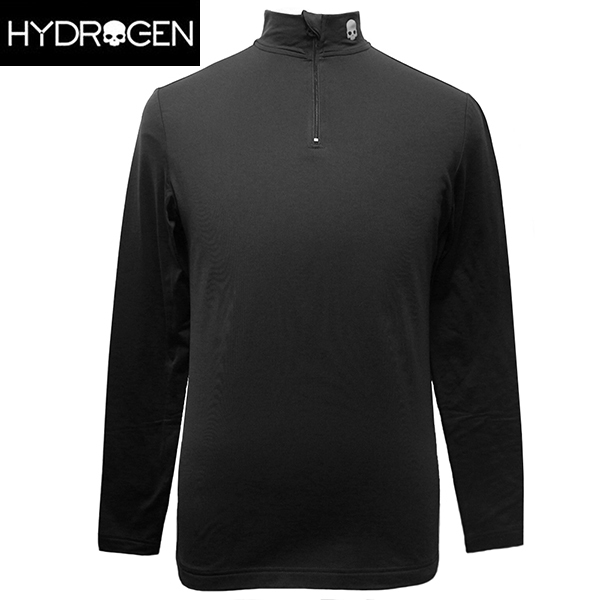 ハイドロゲン ゴルフ 長袖Ｔシャツ メンズ ロンＴ ハーフ ジップ サイズL HYDROGEN G00558 007 新品