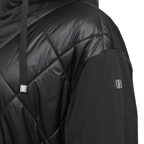 デュノ DUNO 中綿コート ジャケット レディース ブラック サイズ42 XARI VARANO BRA 新品_画像3
