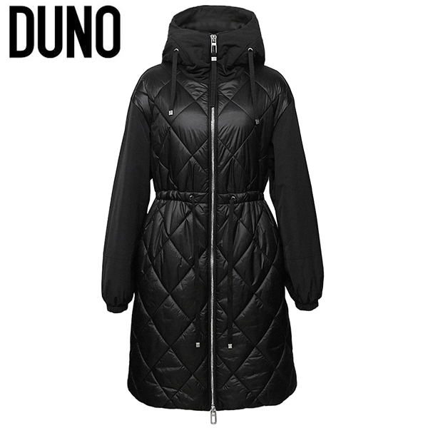 デュノ DUNO 中綿コート ジャケット レディース ブラック サイズ42 XARI VARANO BRA 新品
