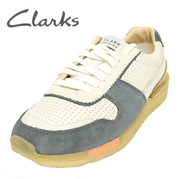 クラークス 靴 メンズ スニーカー レザー 7 1/2M(約25.5cm) CLARKS TORRUN 新品