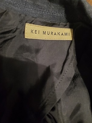 KEI MURAKAMI beautiful Silhouette jacket size 36 [8664-3]