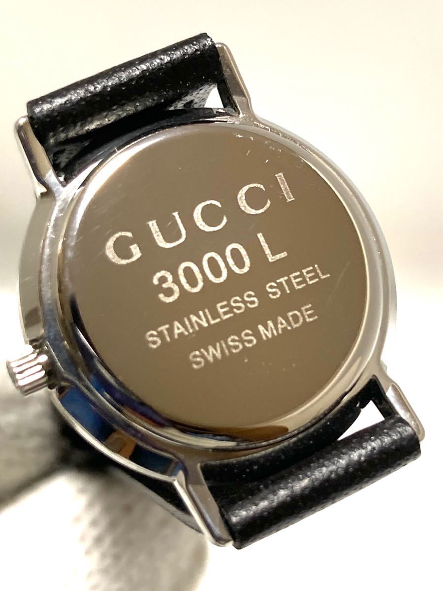 極美品！　GUCCI グッチ　電池&ベルト新品交換済　レディース腕時計　シンプル