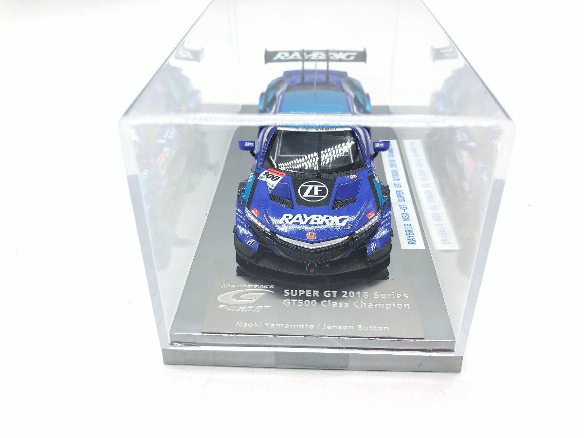 エブロ 1/43 RAYBRIG NSX-GT No.100 SUPER GT 2018 series GT500 class