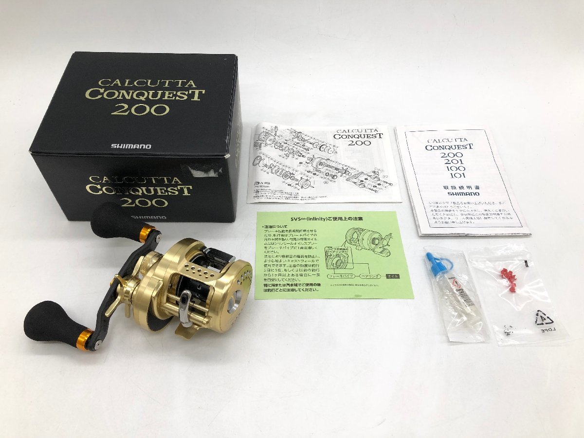 SHIMANO/シマノ 14 カルカッタコンクエスト 200 右巻き/ライトハンドル