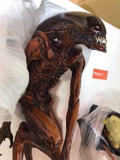 ◆レア!開封内容確認 竹谷隆之 原型 エイリアンフィギュア WARRIOR ALIEN STATUE アートストーム フューチャーモデルズ ◆ 3