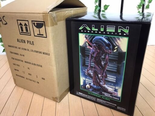 ◆レア!開封内容確認 竹谷隆之 原型 エイリアンフィギュア WARRIOR ALIEN STATUE アートストーム フューチャーモデルズ ◆ 2