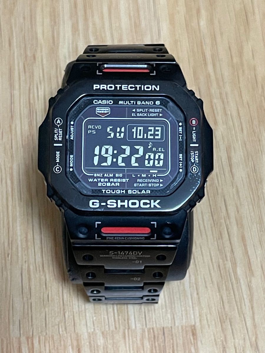 カシオ G-SHOCK GW-M5610 フルメタルカスタム品 ② 電波 ソーラー