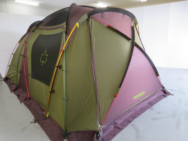 【設営確認済】LOGOS プレミアム PANELストロングGドゥーブル XL-AH マットシートセット 2ルーム キャンプ テント