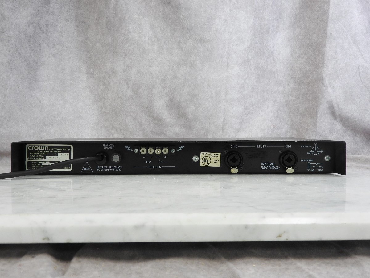 ☆CROWN クラウン D-75A パワーアンプ ② | zic.ge