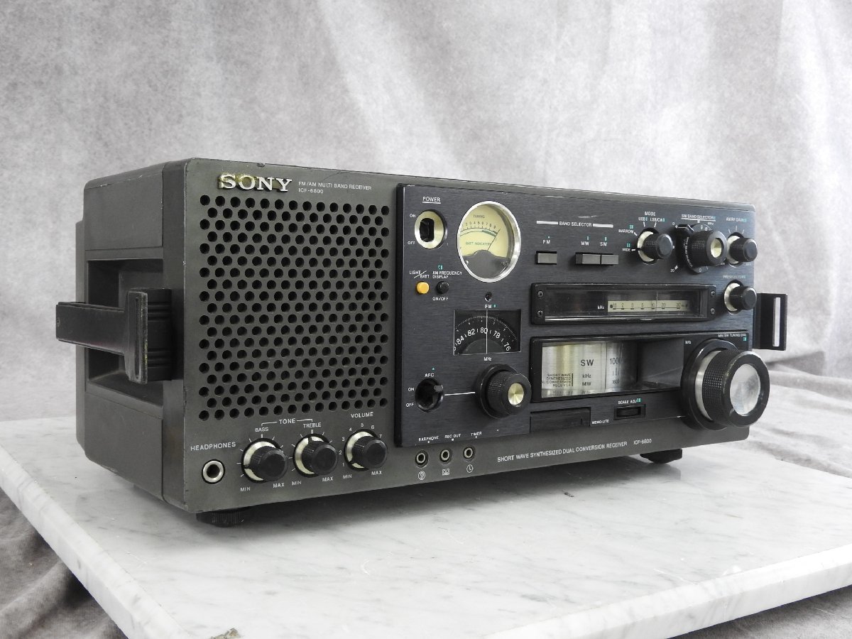 ソニー SONY ICF-5500 FM AM ラジオ ラジオ聞けました。 - ラジオ・コンポ