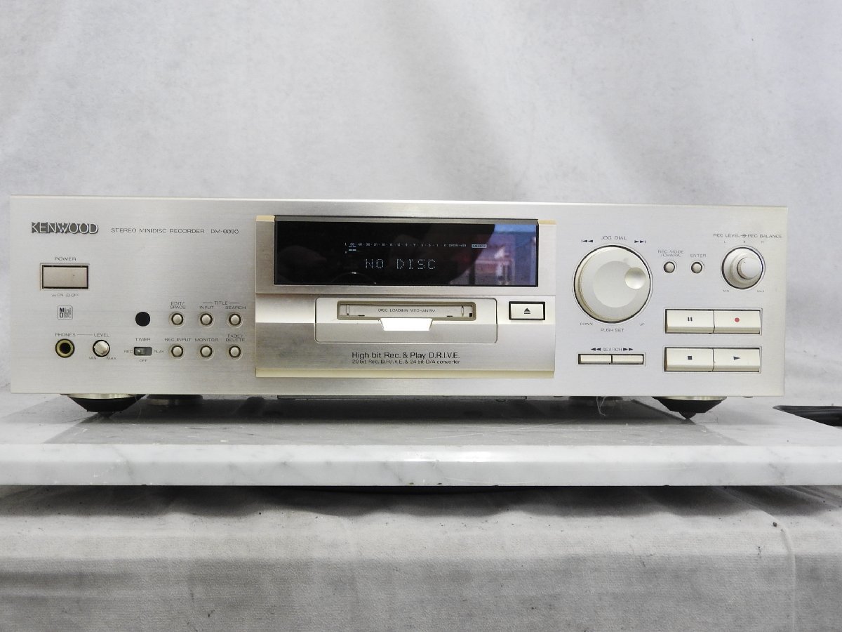ケンウッド MDデッキ DM-9090リモコン付 コンディション良好 貴重-
