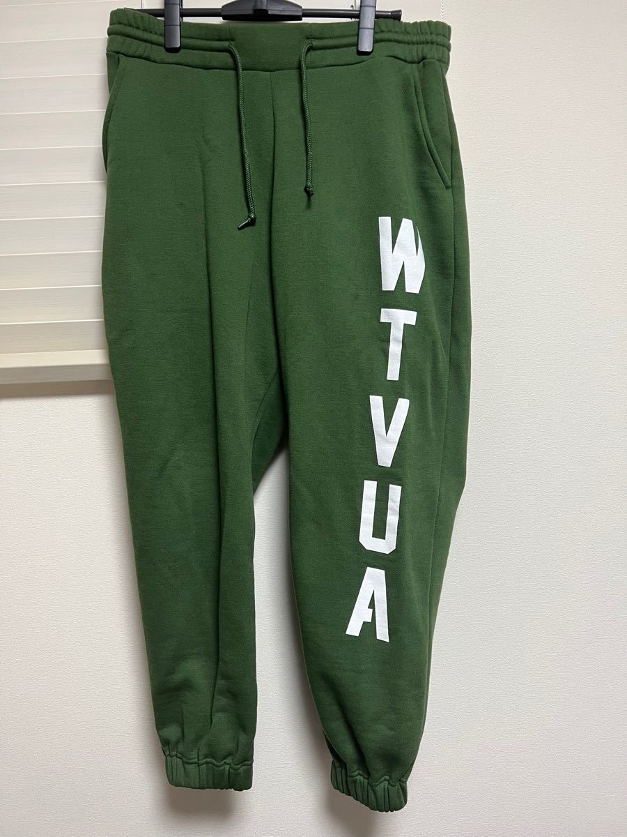 WTAPS STENCIL/TROUSER/COPO スウェットパンツ M Green 美品 送料込み