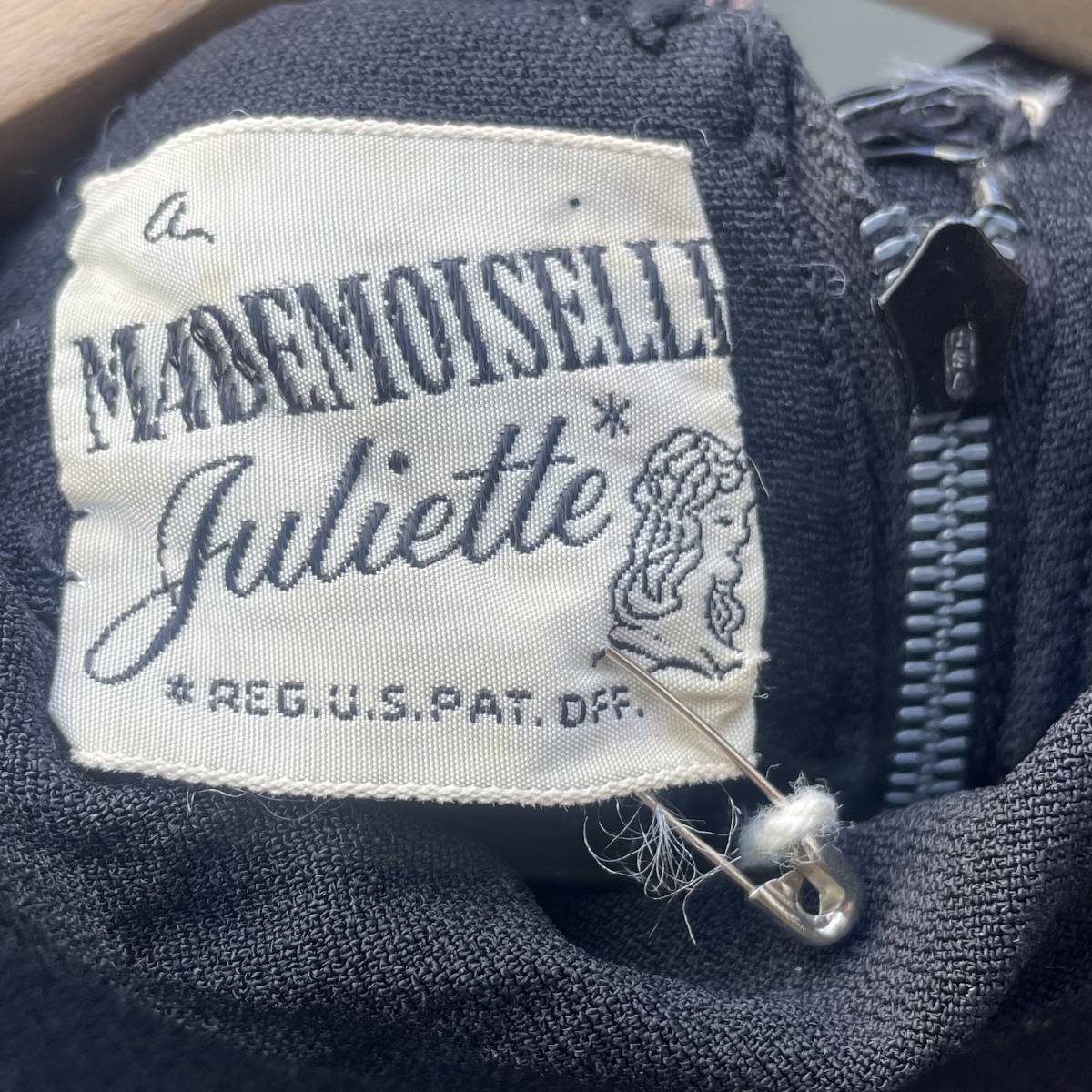 てなグッズや Juliette Mademoiselle vintage ~50s 黒 ヴィンテージ