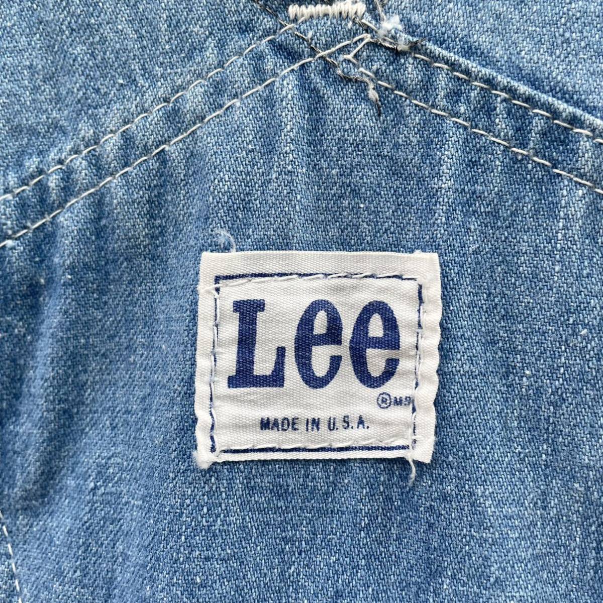 80s vintage Lee Lee Denim комбинезон комбинезон USA производства 