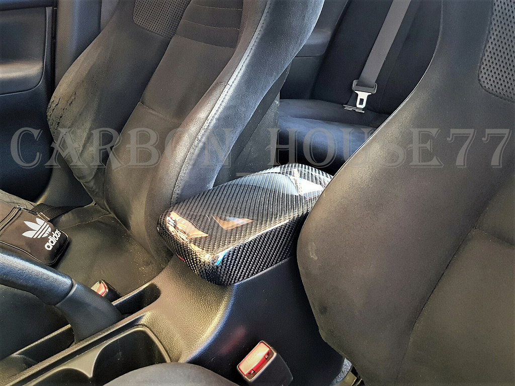 *MITSUBISHI Lancer Evolution 7/8/9/CT9A carbon armrest cover { exchange type }.