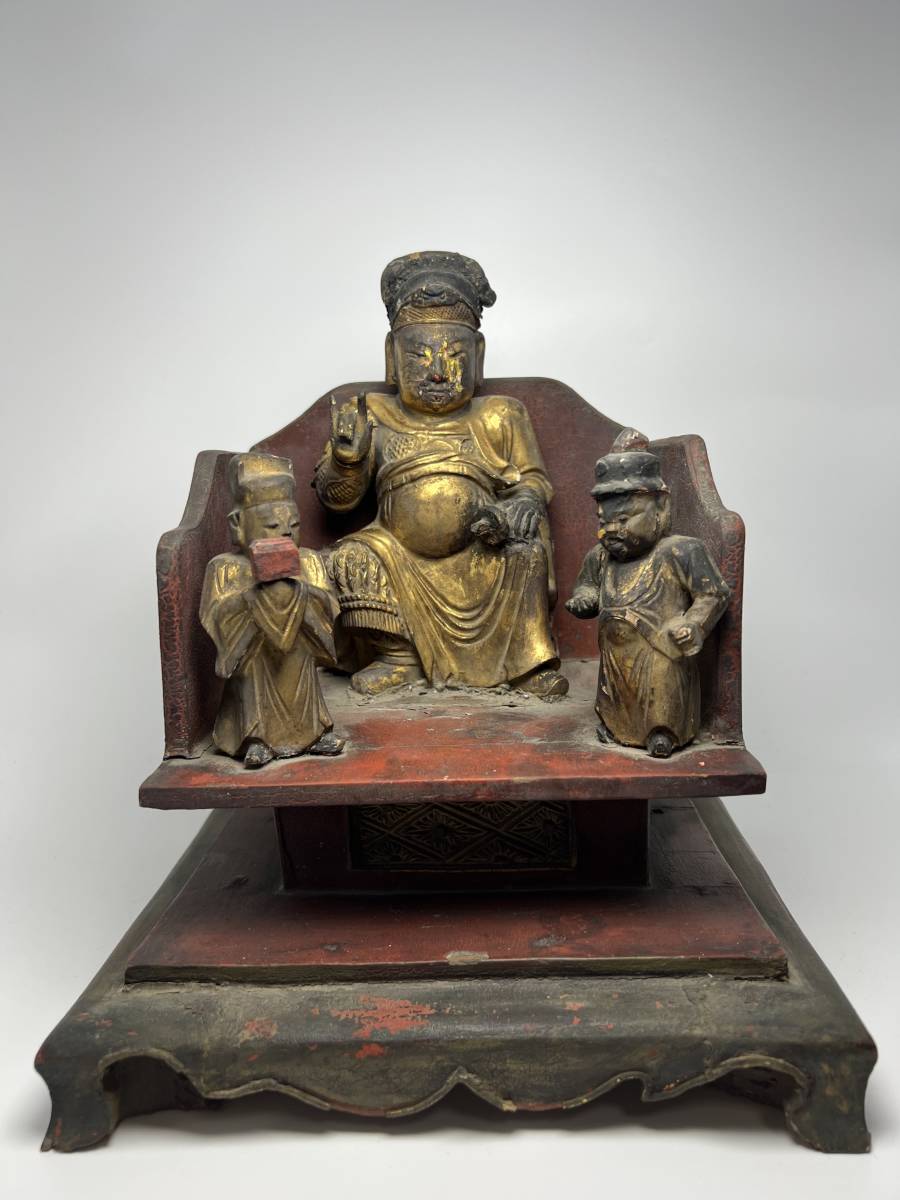 の中でも定番の看板 最終価格【希少!一点物!】仙人と鶴 仏像 彫刻