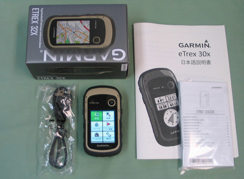 GARMIN eTrex 32x 日本語化 日本登山地形図 全国版 等高線 GARMIN eTrex 32x 日本語化 日本登山地形図 全国版 等高線