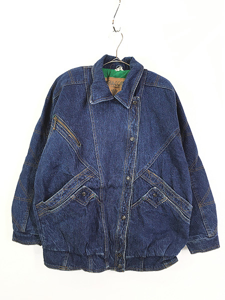 超安い ジャケット ライダース ダブル デニム 裏地フランネル 90s 古着 レディース Gジャン 古着 L位 Lサイズ 超安い ジャケット ライダース ダブル デニム 裏地フランネル 90s 古着 レディース Gジャン 古着 L位 Lサイズ