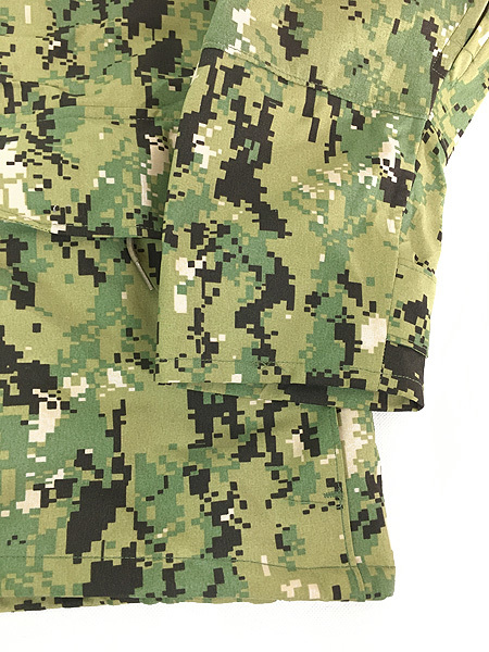 古着 10s 米軍 USN デジタル カモ 迷彩 AOR2 NWU Type3 GORE-TEX ゴア ワーキング パーカー S-S_画像6