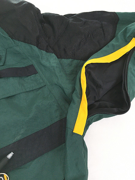  old clothes 90s Champion NFL Green Bay Packers paker z2way many pocket pa dead nylon jacket XXL old clothes 