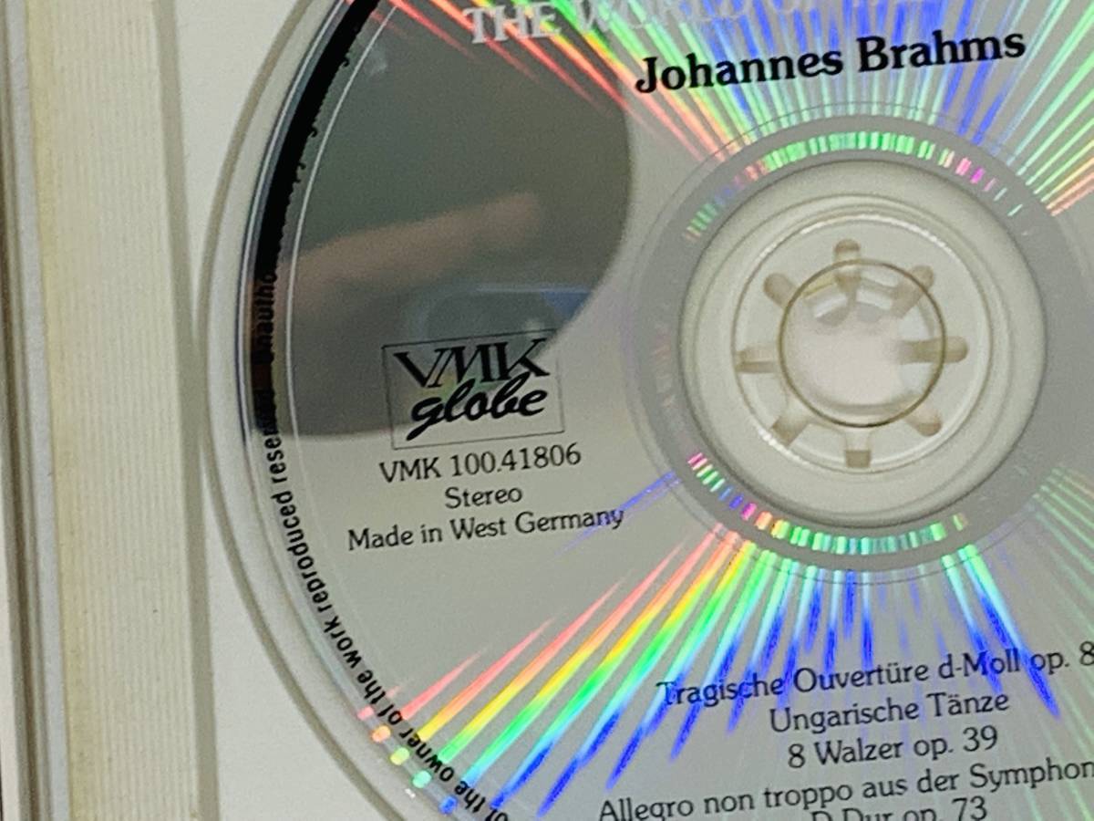 即決CD 西独盤 BRAHMS / THE WORLD OF THE CLASSICS / Tragische Ouverture d-Moll op.81 ツメカケ West Germany X27_画像4