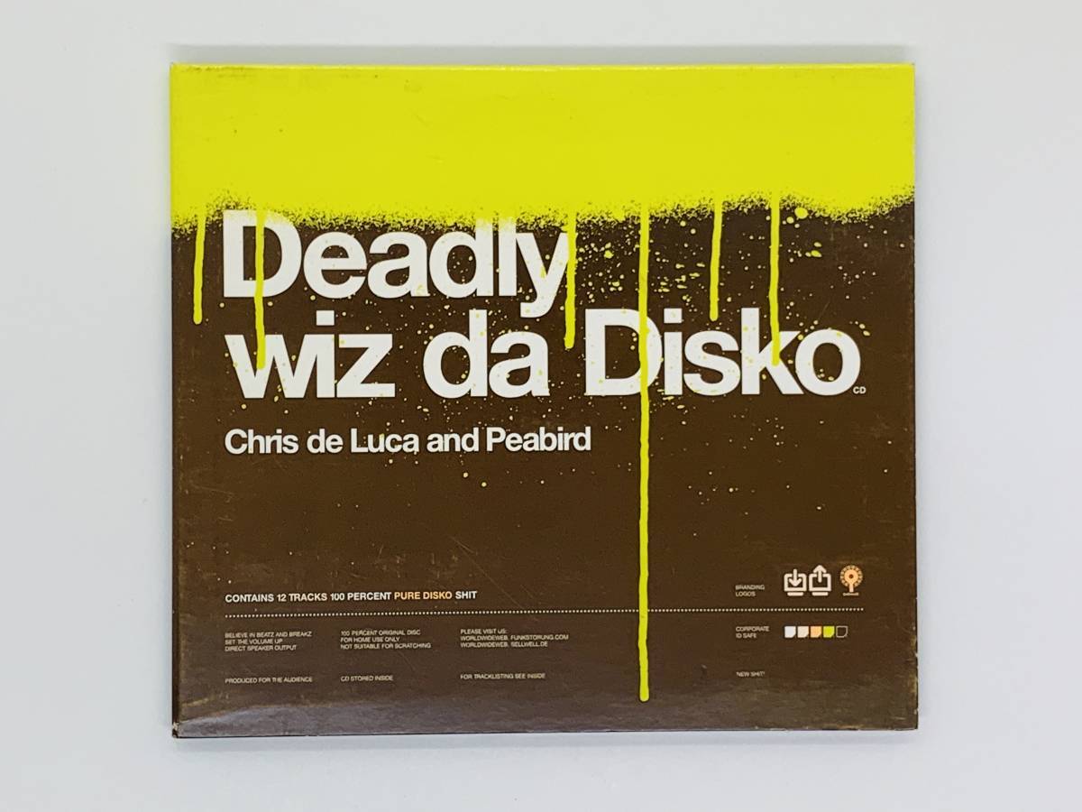 即決CD CHRIS DE LUCA AND PEABIRD - DEADLY WIZ DA DISKO / デジパック仕様 セット買いお得 V06_画像1