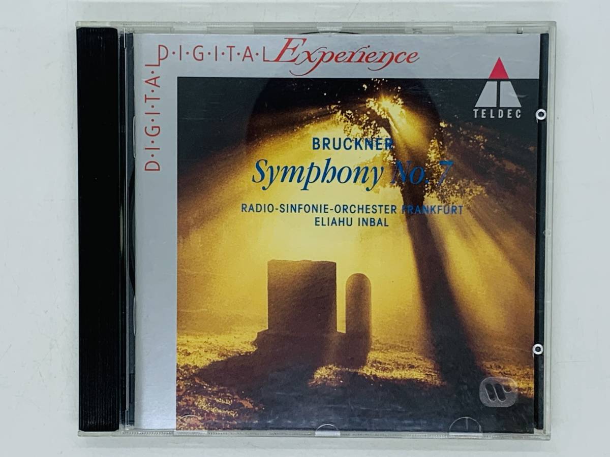 即決CD BRUCKNER SYMPHONY NO.7 / RADIO SINFONIE ORCHESTER FRANKFURT / INBAL / ブルックナー 交響曲第7番 TELDEC F04_画像1