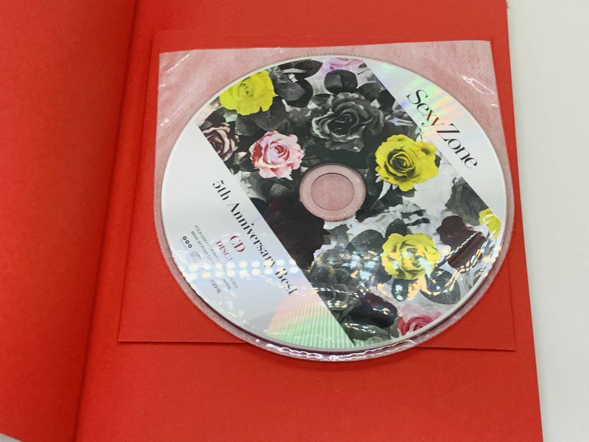 即決CD Sexy Zone 5th Anniversary Best / 初回限定盤A / セクシーゾーン レア 希少 X05_画像3