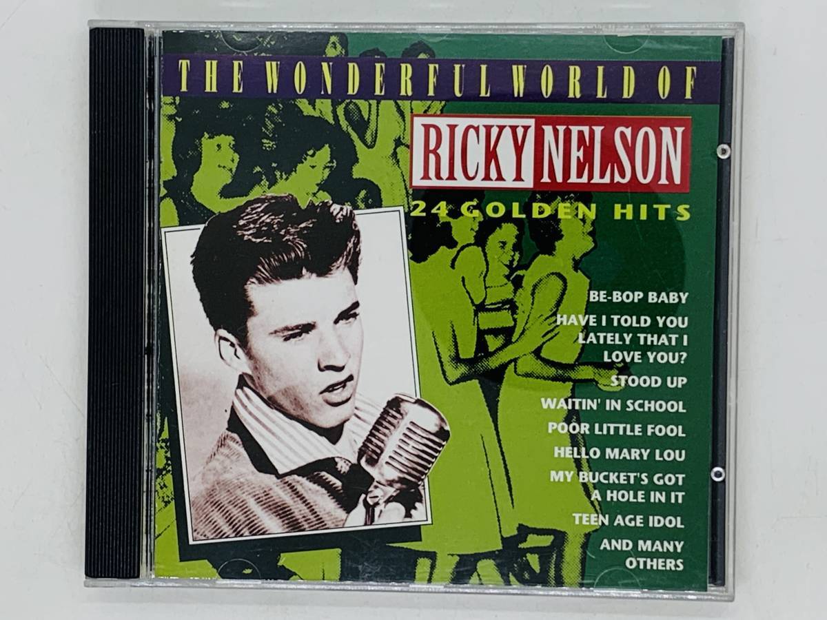 憧れ 即決CD RICKY NELSON THE WONDERFUL WORLD OF 24 GOLDEN HITS リッキー ネルソン アルバム  P04