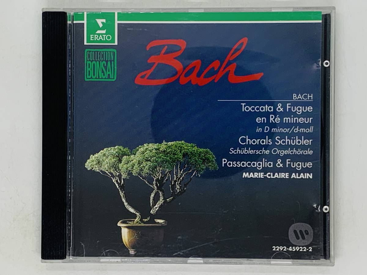 即決CD 独盤 BONSAI 盆栽 シリーズ / バッハ BACH トッカータ フーガ 名曲 名演集 / MC ALAIN アラン / Germany P06_画像1