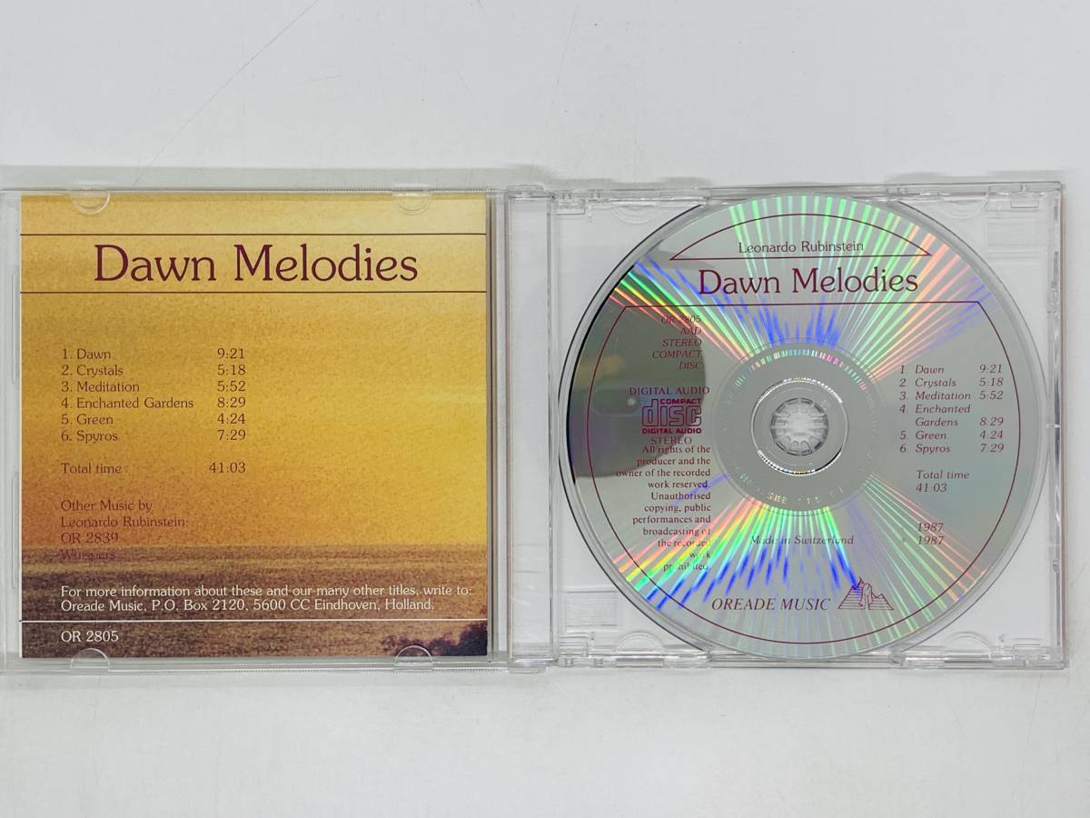 即決CD Dawn Melodies Leonardo Rubinstein / ドーン・メロディーズ レオナード・ルピンスタイン / 帯付き アルバム Z33_画像4