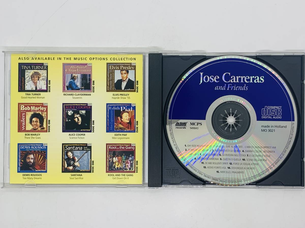 即決CD JOSE CARRERAS AND FRIENDS / DE'MIEI BOLLENTI SPIRITI / アルバム S03_画像3