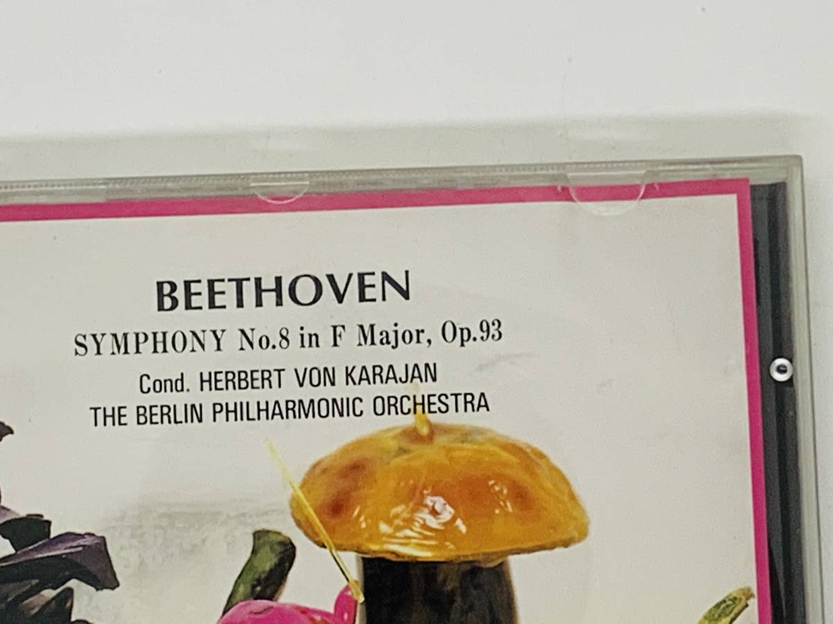 即決CD BEETHOVEN SYMPHONY NO.8 IN F MAJOR OP 93 / KARAJAN / カラジャン クラシック セット買いお得 Z41_画像2