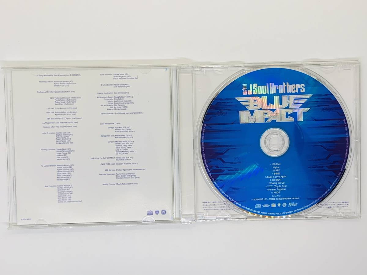 即決CD 三代目 J SOUL Brothers BLUE IMPACT / JSB Blue Higher SPARK 冬物語 PRIDE / 帯付き DVD付き セット買いお得 P04_画像3