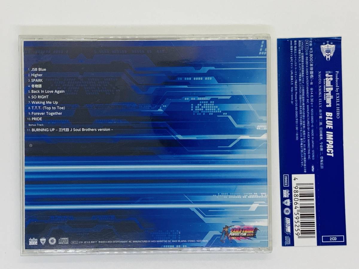 即決CD 三代目 J SOUL Brothers BLUE IMPACT / JSB Blue Higher SPARK 冬物語 PRIDE / 帯付き DVD付き セット買いお得 P04_画像2
