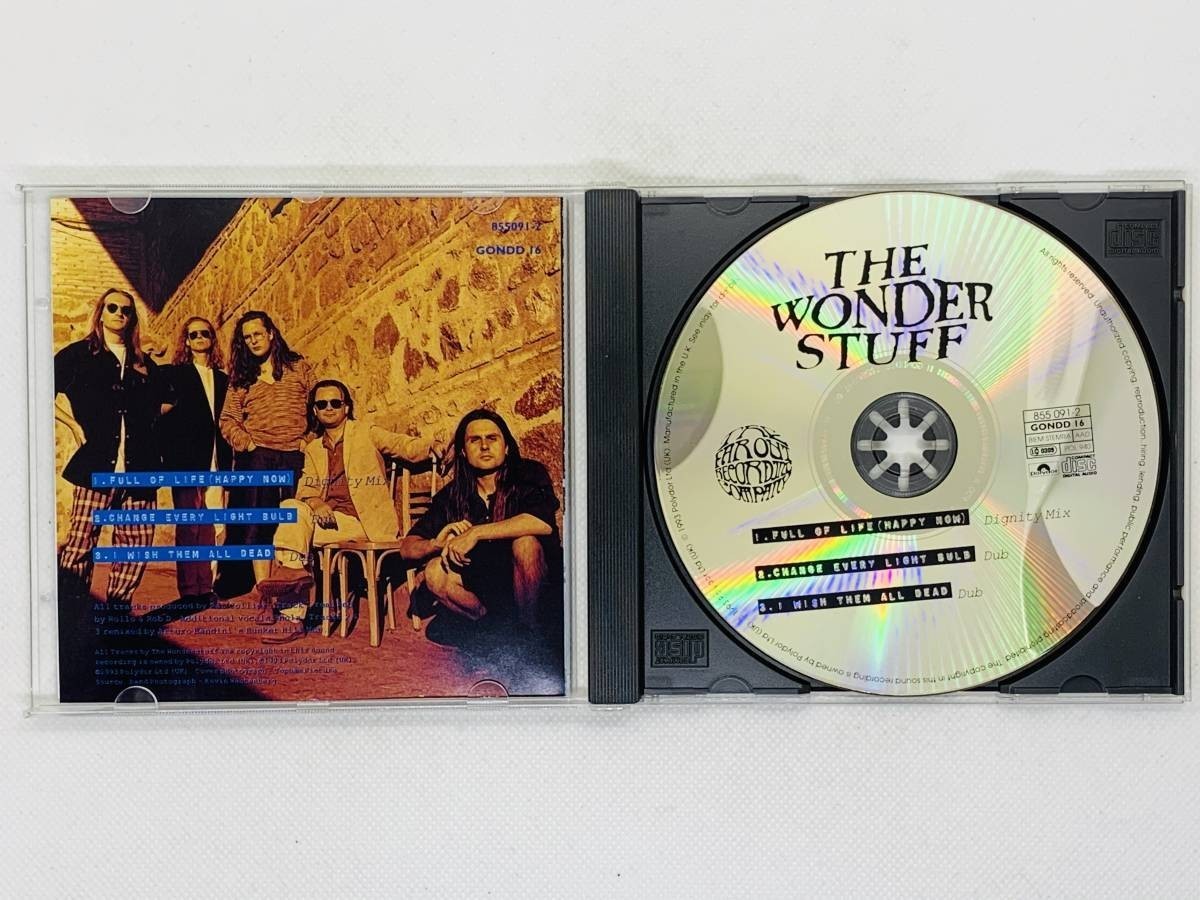 即決CD THE WONDER STUFF FULL OF LIFE (HAPPY NOW) E.P. remixes / 激レア 希少 セット買いお得 T02_画像3