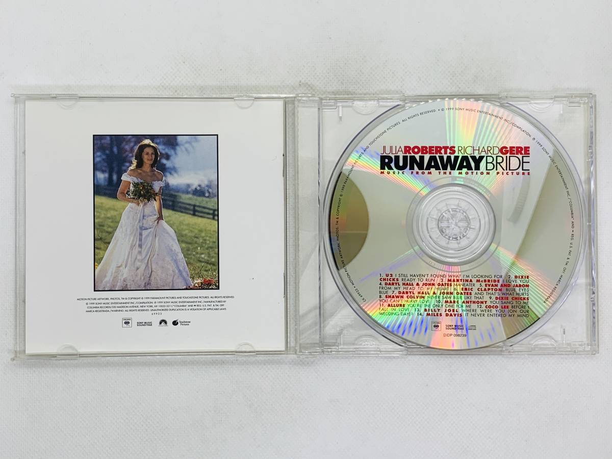 即決CD JULIA ROBERTS RICHARD GERE / RUNAWAY BRIDE / MUSIC FROM THE MOTION PICTURE / アルバム セット買いお得 J01_画像3