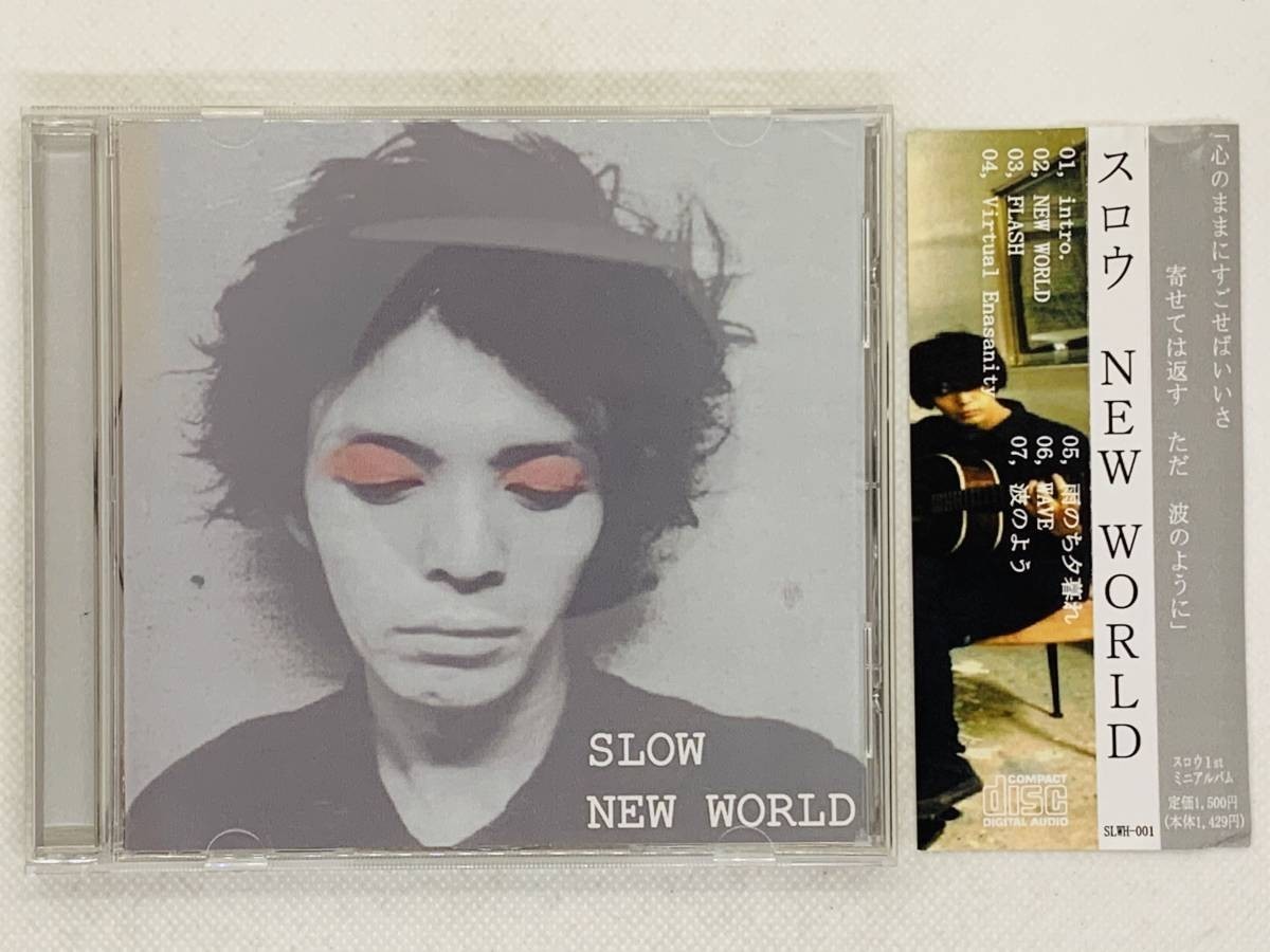 即決CD SLOW NEW WORLD / スロウ ニュー・ワールド / 帯付き アルバム レア 希少 セット買いお得 T02_画像1